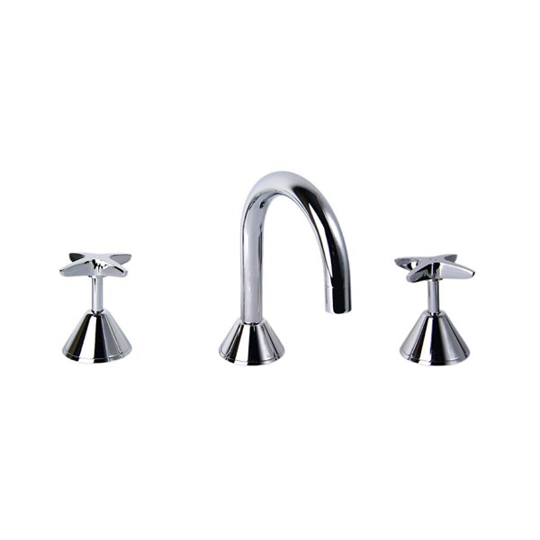 Austworld, monopoly tapware, PARK LANE BASIN SET, Chrome plated