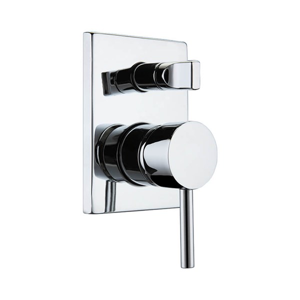 Austworld, monopoly tapware, pino shower mixer diverter, chrome