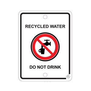 Austworld, titaflex, signs, RAINWATER PROHABITION SIGN, recycled water