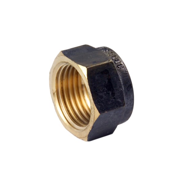 Austworld Metforge screwed brassware - hexagon cap - 20mm