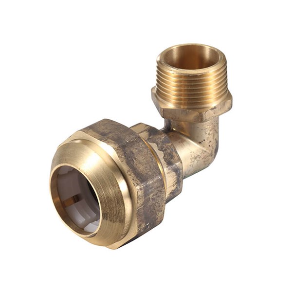 Austworld Logi Civil - poly connectors, elbow PE x MI Brass