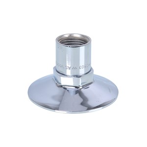 Austworld, metforge, screwed brassware, flanged bib extension, chrome