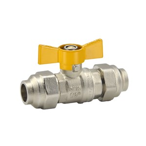 Austworld, logi valve, gas approved ball valves, butterfly handle FL x FL, gas cock, AGA approved