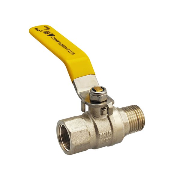 Austworld Logi valve, gas approved ball valves, lever handel MI x FI, AGA approved, Lever handle