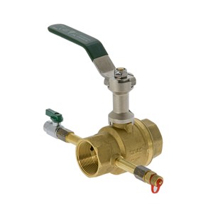 Austworld Logi valve, watermarked ball valves, HVAC with test point and mini ball valve, brass