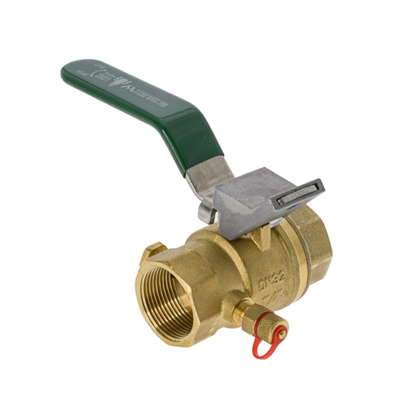 Austworld Logi valve, watermarked ball valves, HVAC with test point, brass