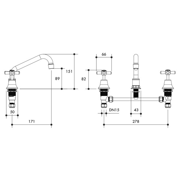 Austworld, monopoly tapware technical drawings, whitehall easy clean chrome plated bath set anti vandal, chrome disc