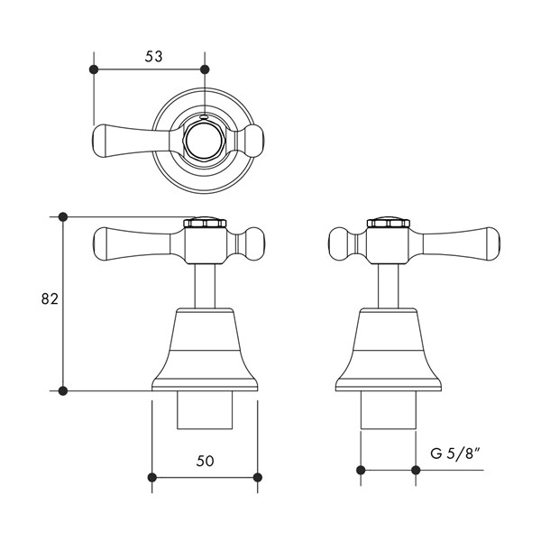 Austworld, monopoly tapware technical drawings, whitehall easy clean lever basin top assembly anti vandal, chrome disc