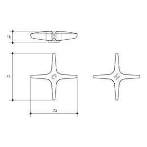 Austworld, technical drawings, monopoly tapware, park lane, PARK LANE HANDLE HOT, chrome plated