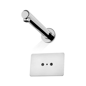 Austworld Autoflo wall mounted tap, sensor tap, outlet, chrome plated