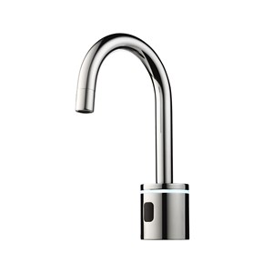 Austworld Autoflo gooseneck tap, sensor tap, basin glow outlet, chrome plated