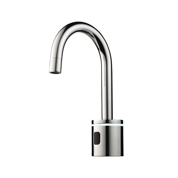 Austworld Autoflo gooseneck tap, sensor tap, basin glow outlet, chrome plated