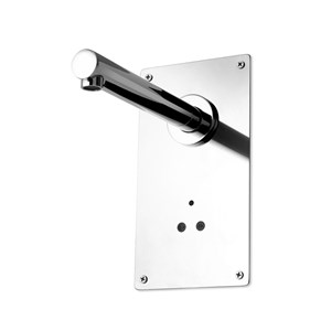 Austworld Autoflo wall mounted tap, sensor tap, outlet, chrome plated